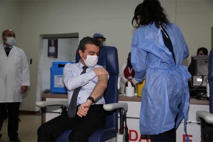 Erzurum’da aşı yapılmaya başlandı