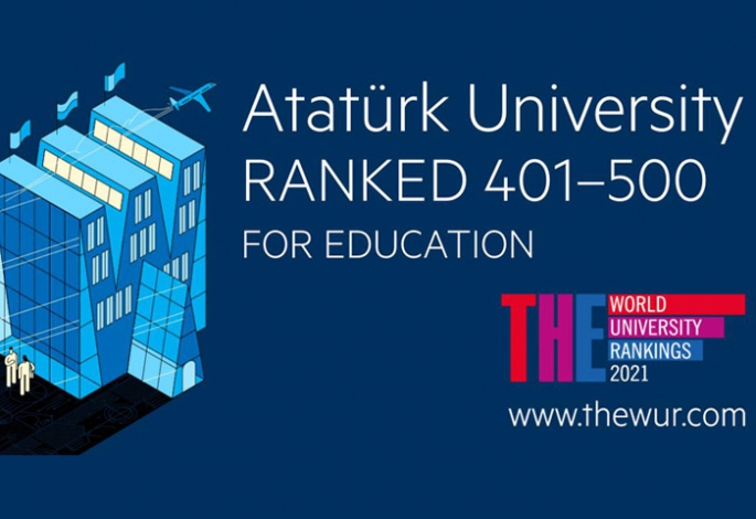 Atatürk Üniversitesi ilk 500 içinde yer aldı