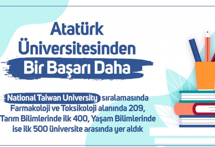 Atatürk Üniversitesinden bir başarı daha