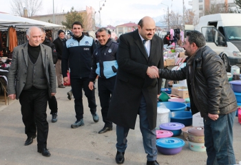 Başkan Orhan Pazar esnafıyla buluştu