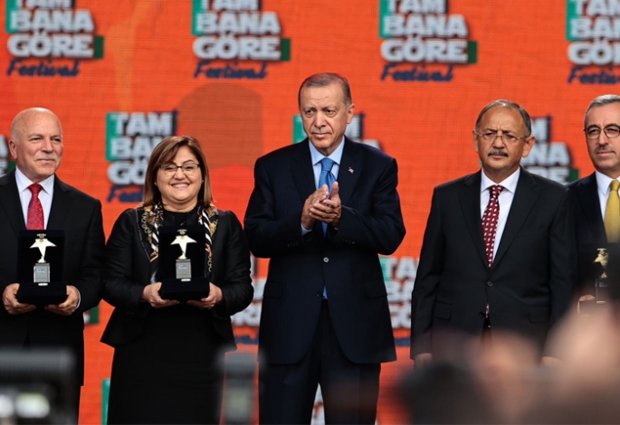 Başkan Sekmen’e Erdoğan’dan ödül