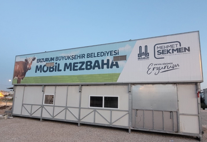 Büyükşehir’den Adıyaman’a mobil mezbaha 