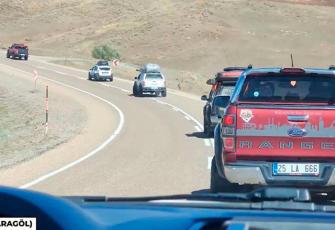 Erzurum’da off-roadçular Kışa merhaba dedi