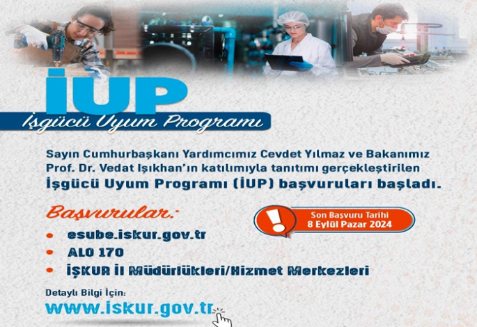 İşgücü Uyum Programı’na başvurular başladı