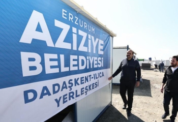 Aziziye’den Antakya’ya konteyner kent