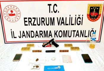 Erzurum'da uyuşturucu operasyonu