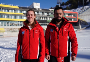 Özlem Çarıkçıoğlu ve Berkin Usta Olimpiyat yolcusu