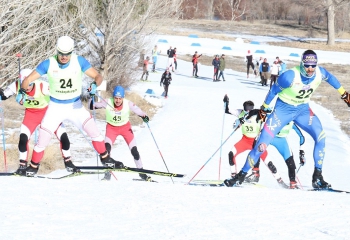 Kandilli'de 4 ülke kayaklı koşuda yarışıyor