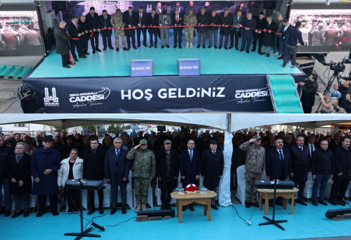 Korgeneral Zekai Aksakallı Caddesi açıldı