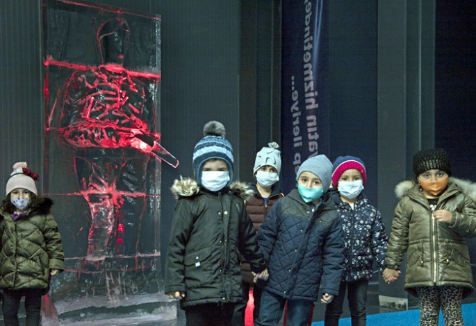 Minik Sanatseverler Ata Buz Müzesini ziyaret etti