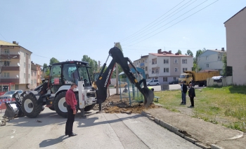 Palandöken ilçesinde  altyapı seferberliği