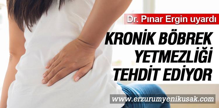 Kronik böbrek yetmezliği tehdit ediyor